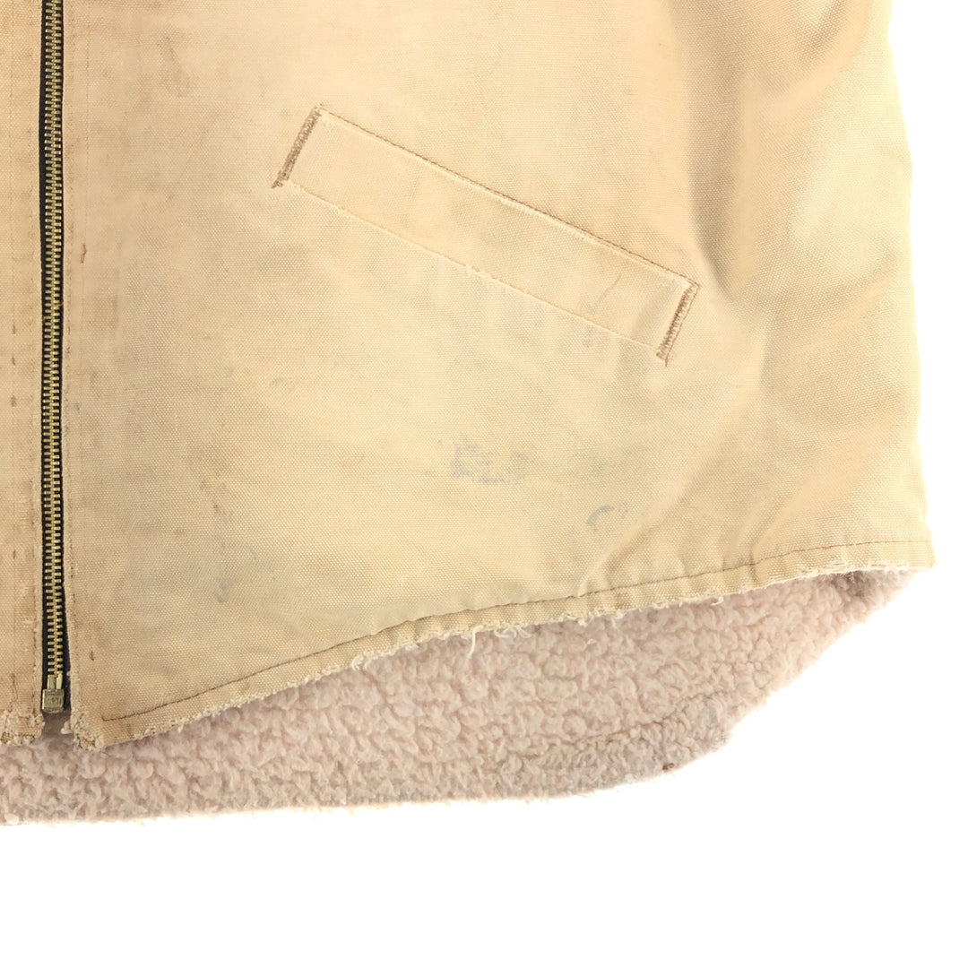 Carhartt Duck Vest, Made in USA, Men's Size M unclear Beige type Vintage Second Hand