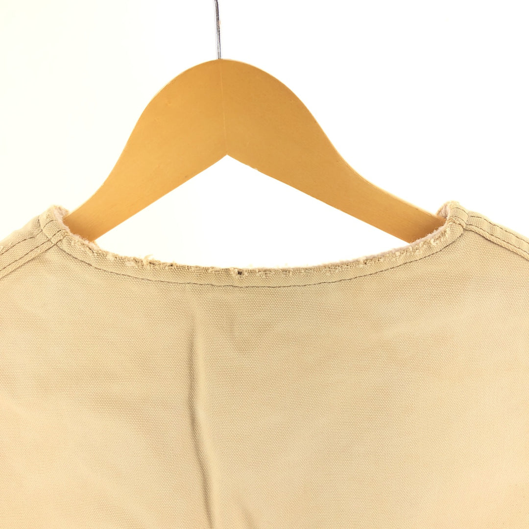 Carhartt Duck Vest, Made in USA, Men's Size M unclear Beige type Vintage Second Hand