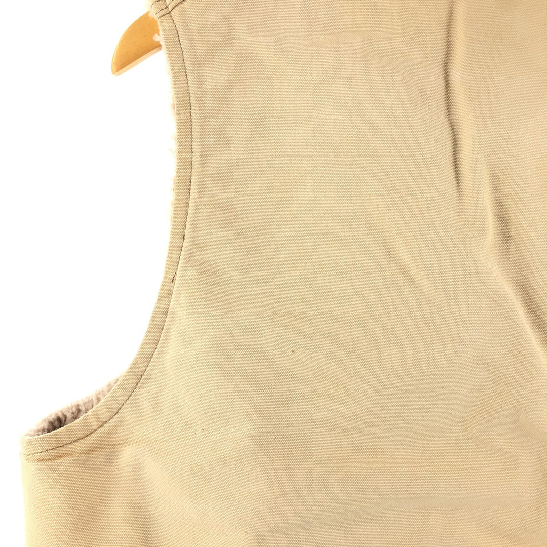 Carhartt Duck Vest, Made in USA, Men's Size M unclear Beige type Vintage Second Hand