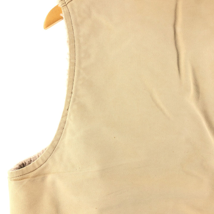 Carhartt Duck Vest, Made in USA, Men's Size M unclear Beige type Vintage Second Hand