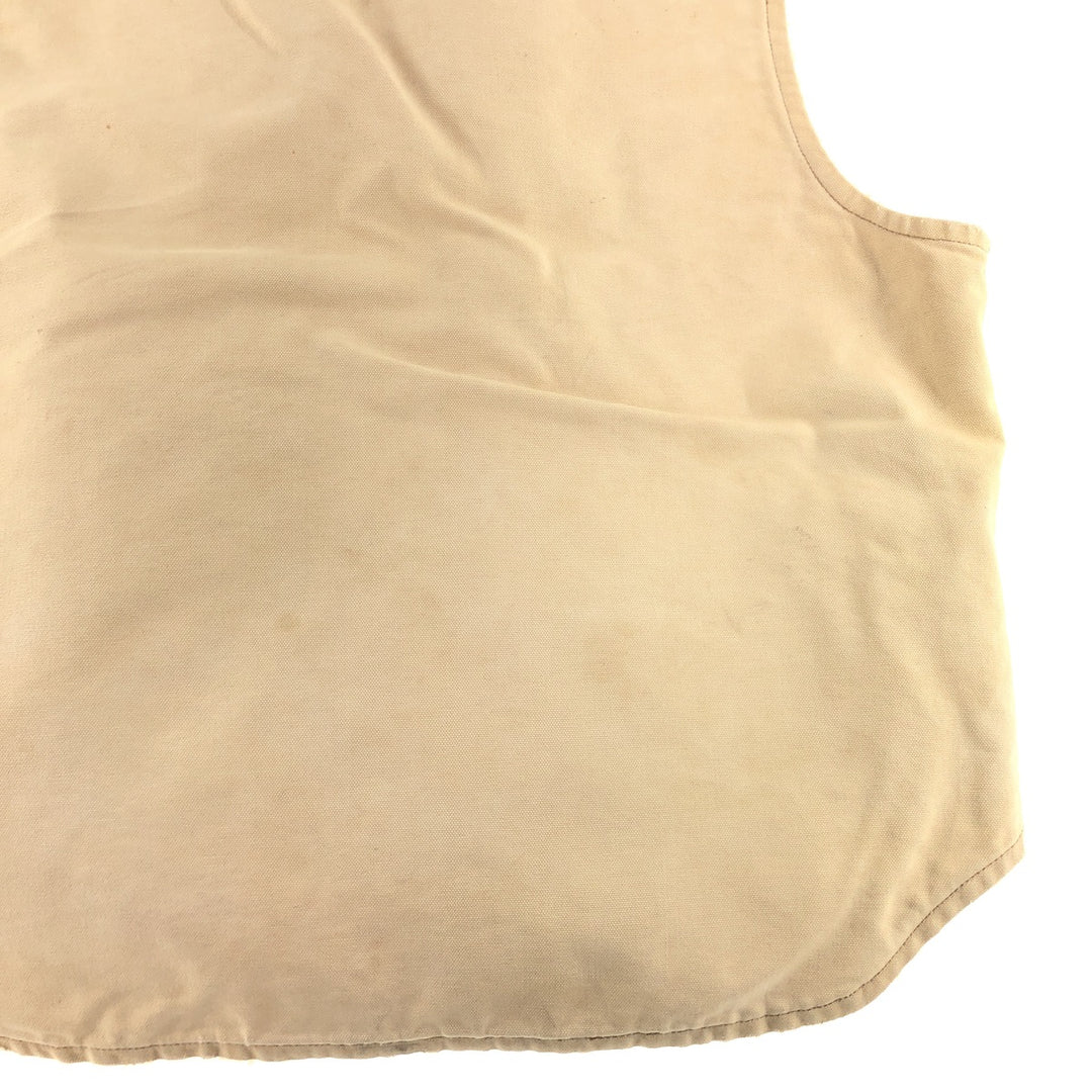 Carhartt Duck Vest, Made in USA, Men's Size M unclear Beige type Vintage Second Hand
