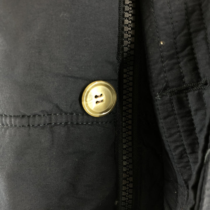 Alpha ALPHA Down Vest Men's Size M cotton navy blue type Vintage Second Hand