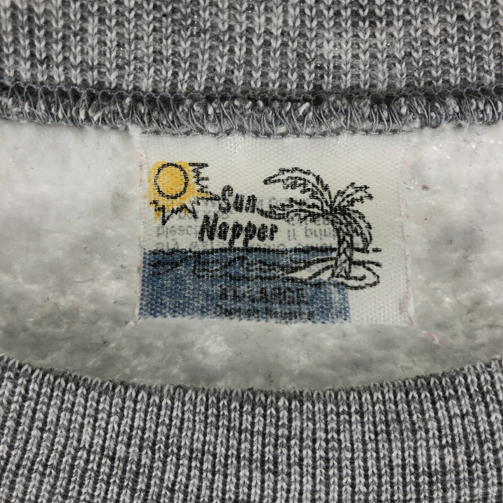 80s-90'S Sun Napper College Character Sweatshirt Trainer Made in USA Men's XXL Vintage /eaa498448