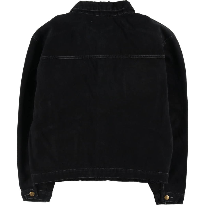 ROMANO Black Denim Jacket, Jean Jacket, Made in Italy, Men's L Size, Vintage /eaa498456