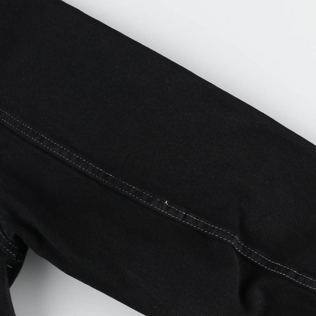 ROMANO Black Denim Jacket, Jean Jacket, Made in Italy, Men's L Size, Vintage /eaa498456