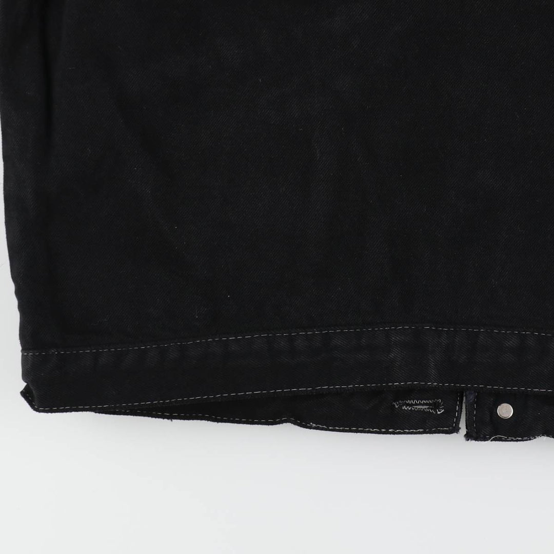 ROMANO Black Denim Jacket, Jean Jacket, Made in Italy, Men's L Size, Vintage /eaa498456