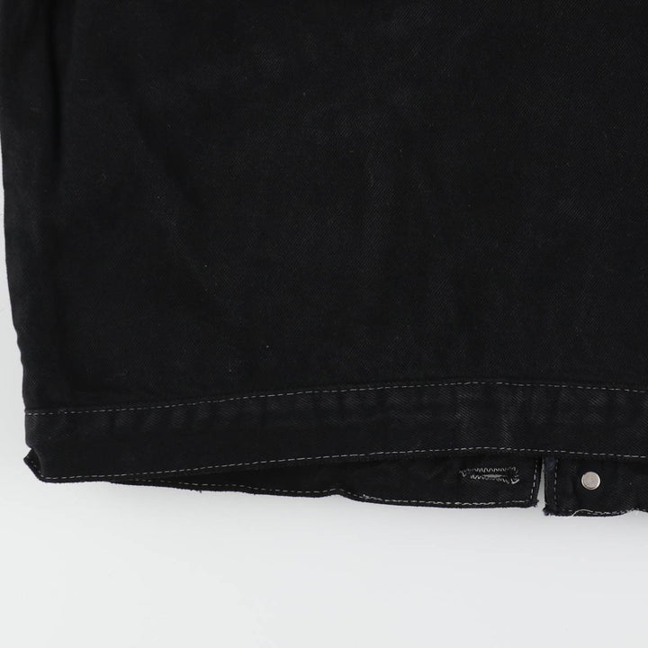 ROMANO Black Denim Jacket, Jean Jacket, Made in Italy, Men's L Size, Vintage /eaa498456