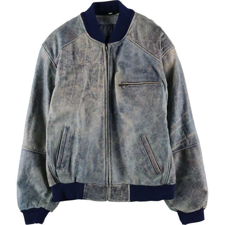 LEATHER COLLECTION Padded leather blouson Men's size L /eaa498510