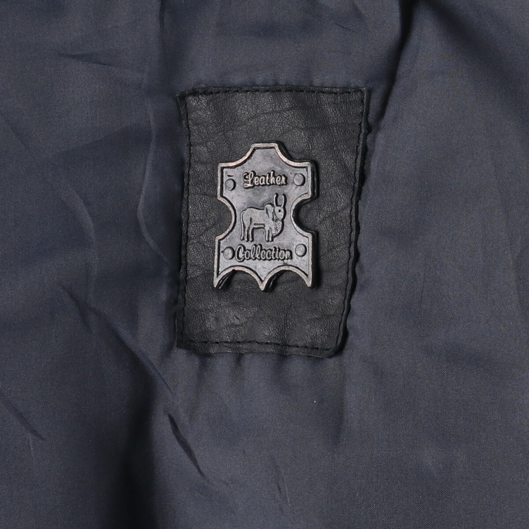 LEATHER COLLECTION Padded leather blouson Men's size L /eaa498510