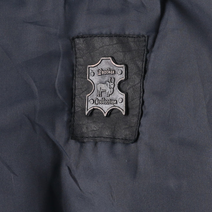 LEATHER COLLECTION Padded leather blouson Men's size L /eaa498510