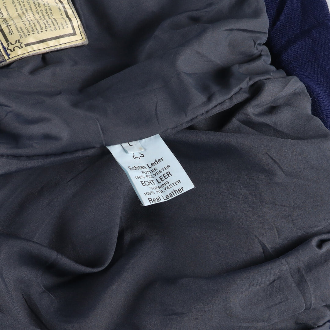 LEATHER COLLECTION Padded leather blouson Men's size L /eaa498510