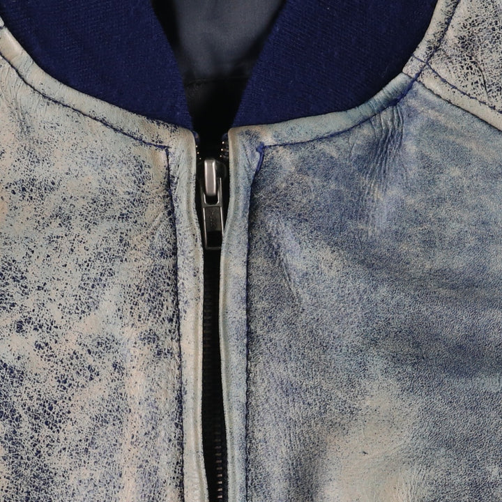 LEATHER COLLECTION Padded leather blouson Men's size L /eaa498510