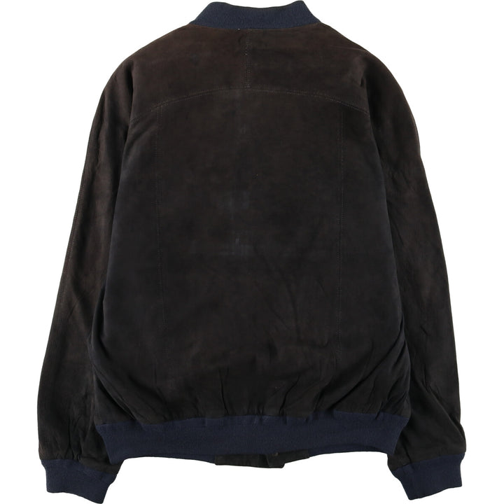 Burberry's suede leather blouson made in England, men's XL size / eaa498542