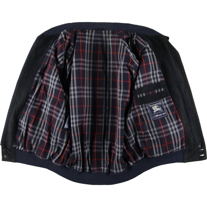 Burberry's suede leather blouson made in England, men's XL size / eaa498542