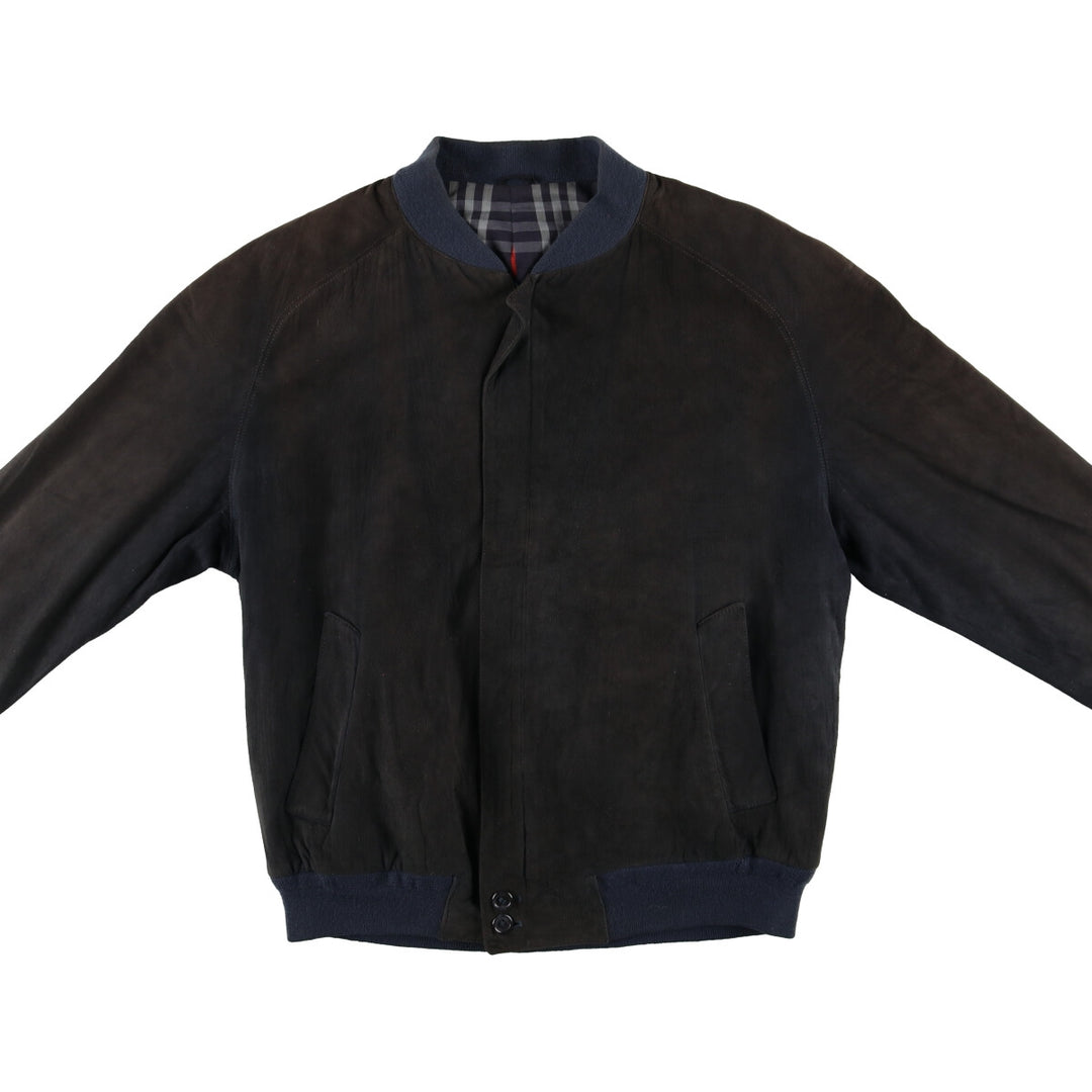 Burberry's suede leather blouson made in England, men's XL size / eaa498542