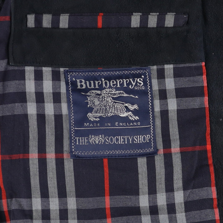 Burberry's suede leather blouson made in England, men's XL size / eaa498542