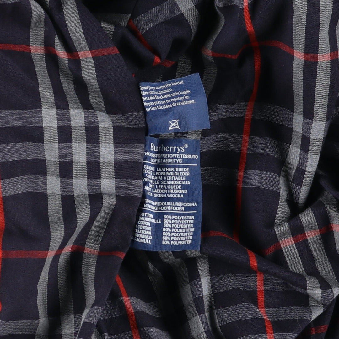 Burberry's suede leather blouson made in England, men's XL size / eaa498542