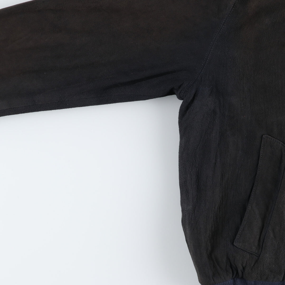 Burberry's suede leather blouson made in England, men's XL size / eaa498542