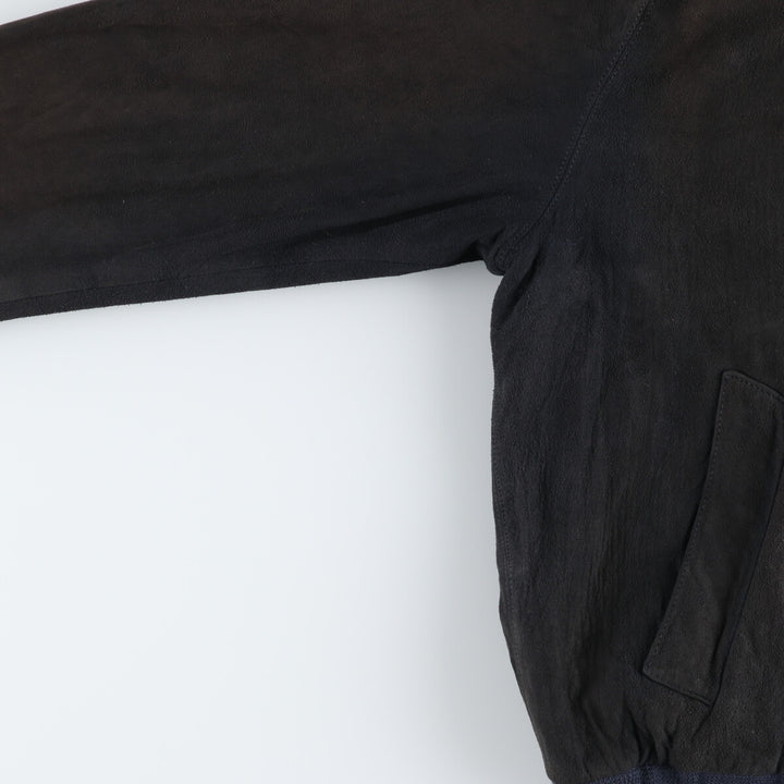 Burberry's suede leather blouson made in England, men's XL size / eaa498542