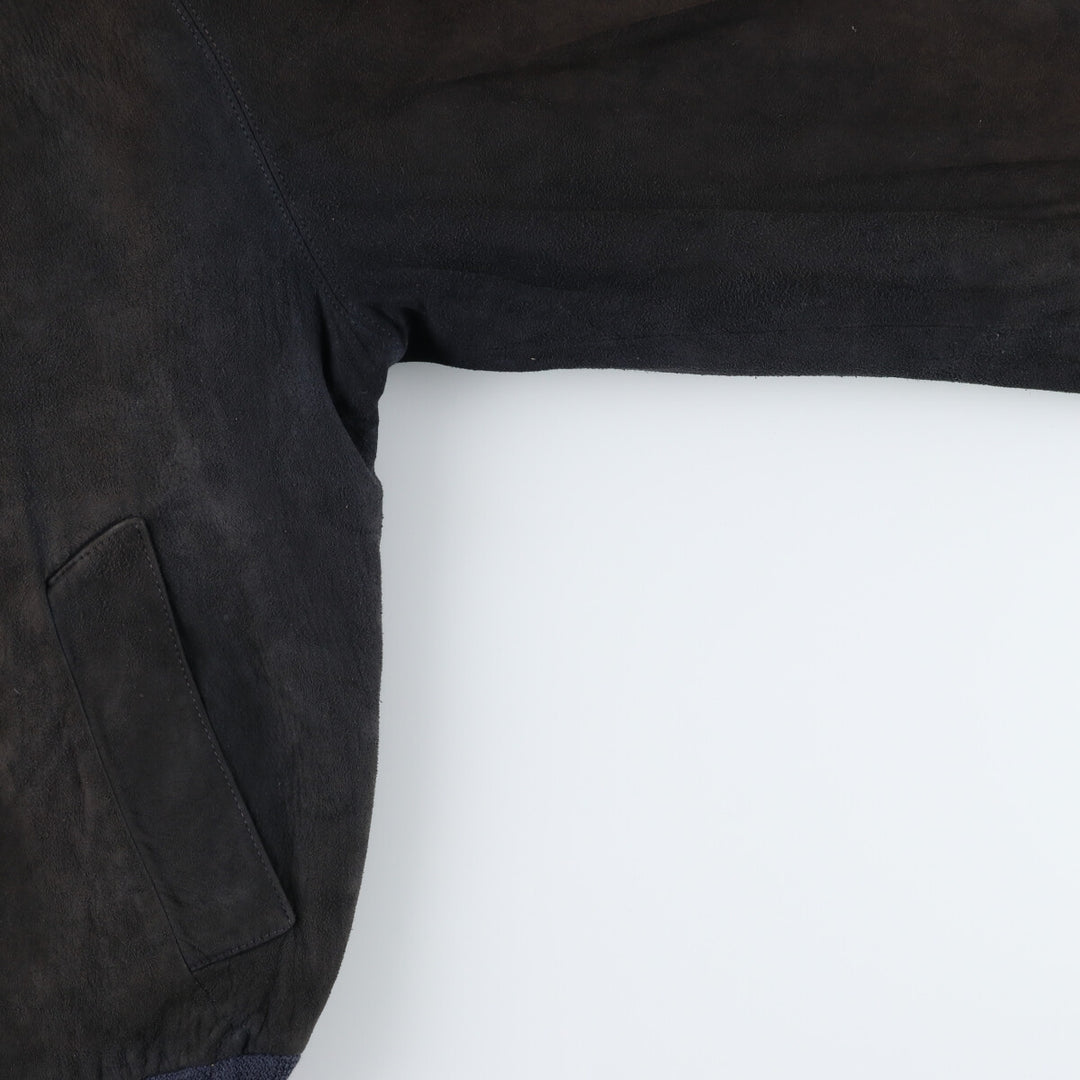 Burberry's suede leather blouson made in England, men's XL size / eaa498542