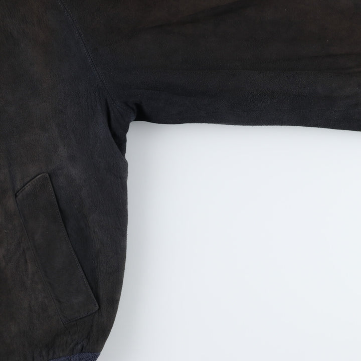 Burberry's suede leather blouson made in England, men's XL size / eaa498542