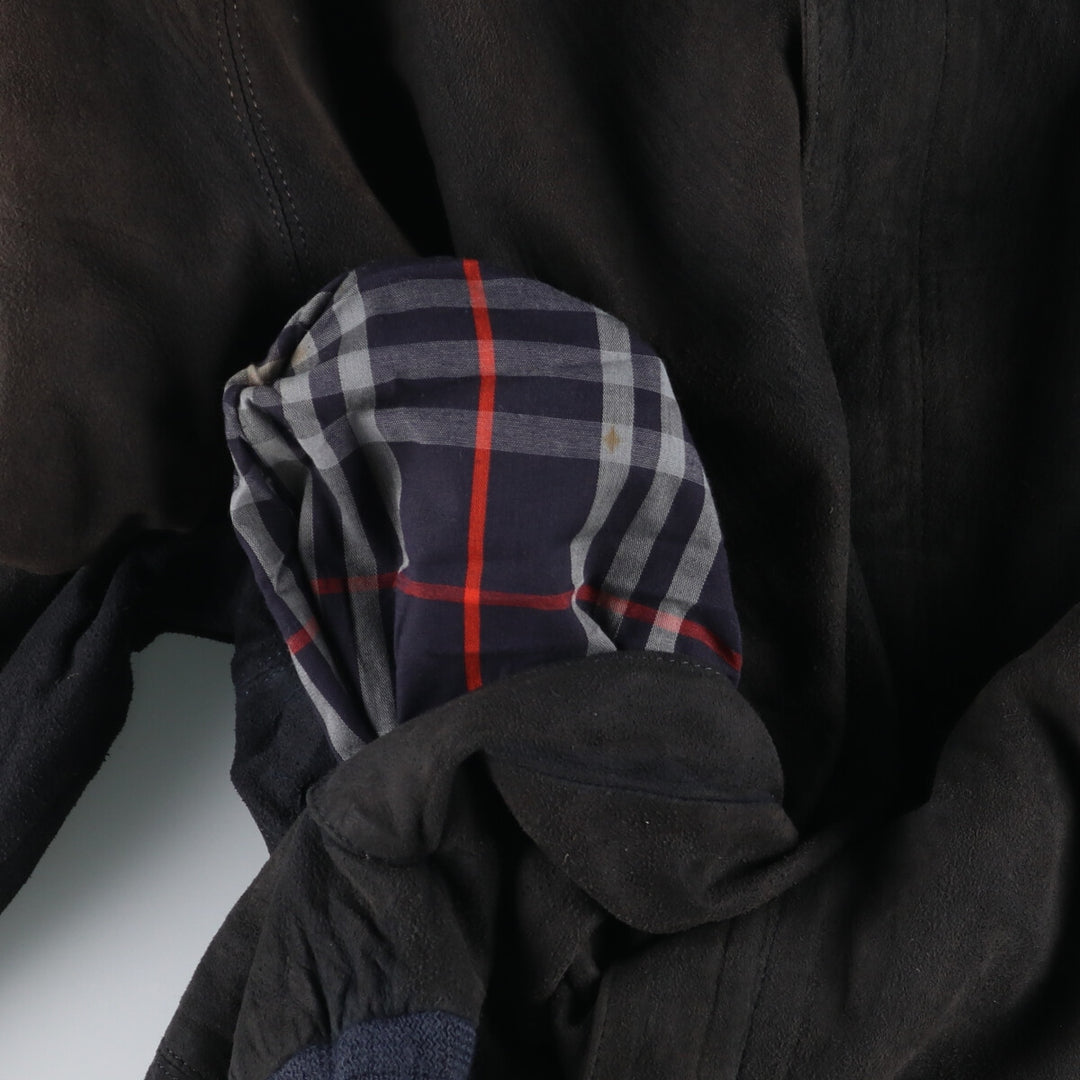 Burberry's suede leather blouson made in England, men's XL size / eaa498542