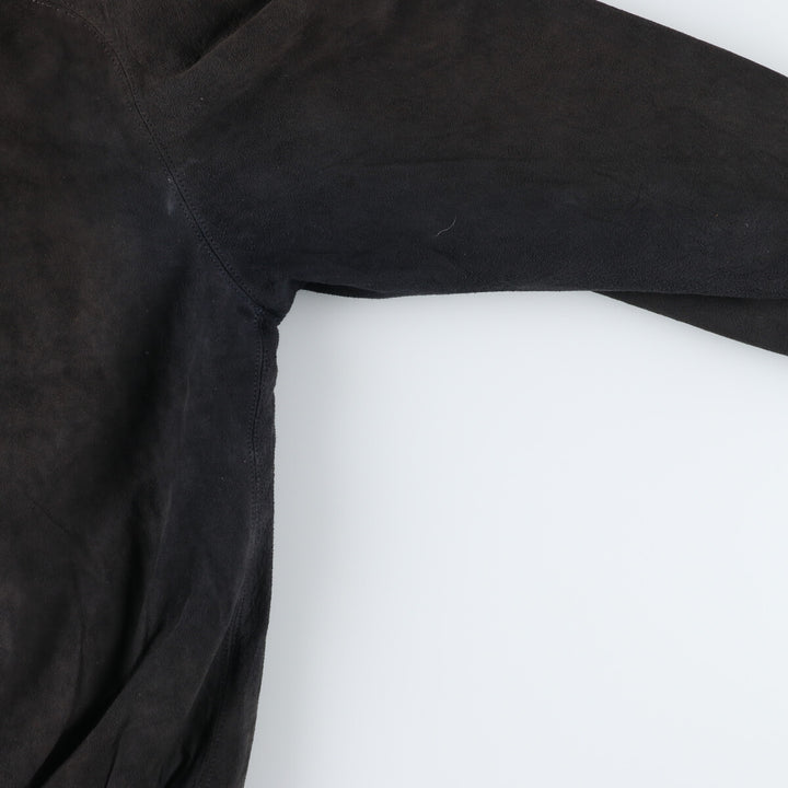 Burberry's suede leather blouson made in England, men's XL size / eaa498542