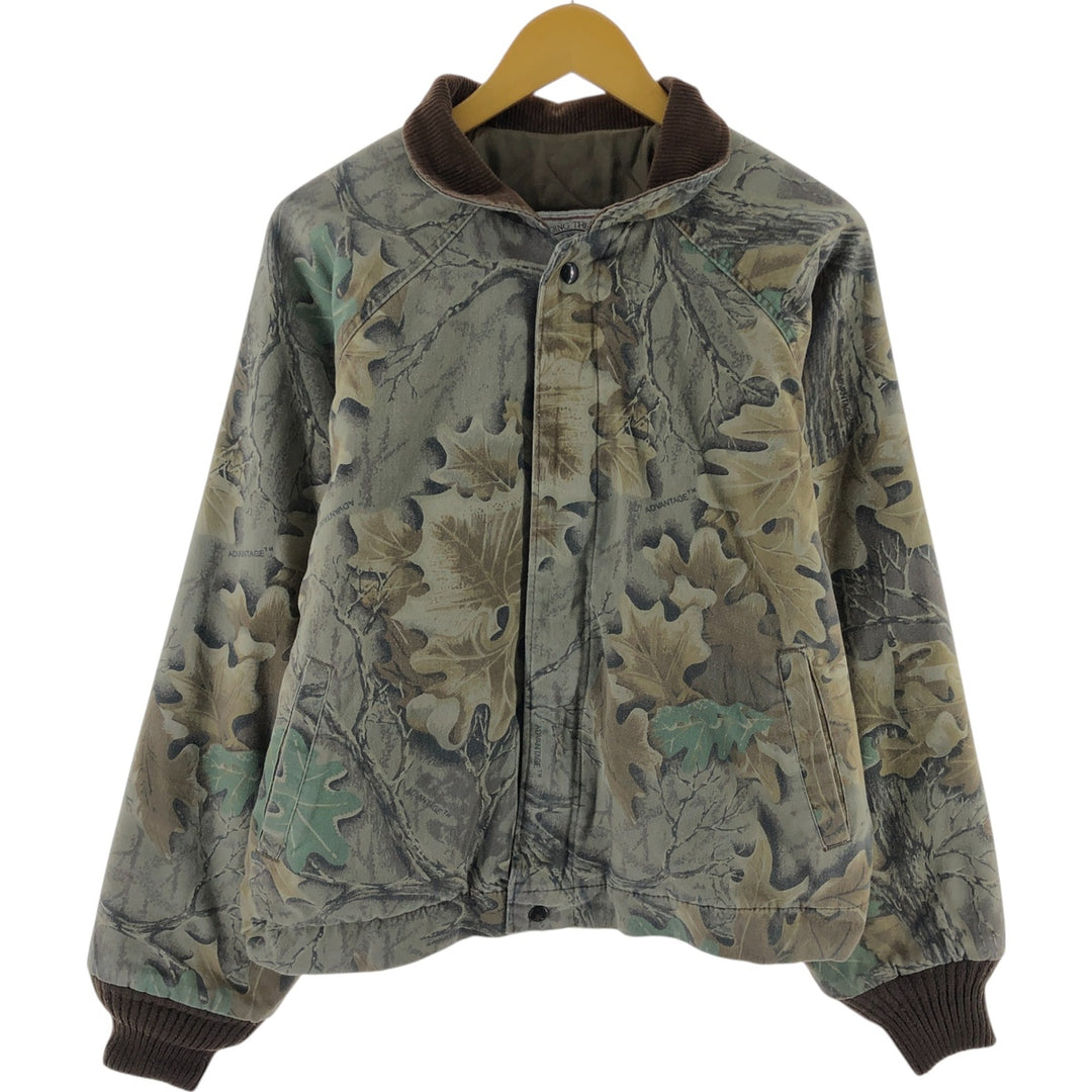 90'S WALLS Camouflage Pattern Real Tree Camo Padded Jacket Puffer Jacket Made in USA Men's L Size Vintage /eaa498595