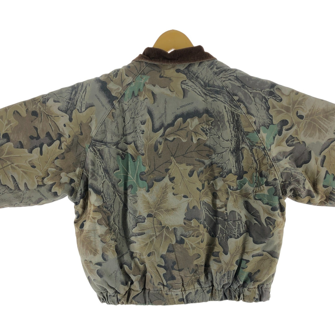 90'S WALLS Camouflage Pattern Real Tree Camo Padded Jacket Puffer Jacket Made in USA Men's L Size Vintage /eaa498595