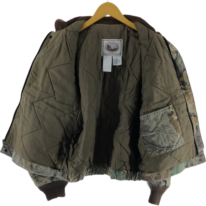 90'S WALLS Camouflage Pattern Real Tree Camo Padded Jacket Puffer Jacket Made in USA Men's L Size Vintage /eaa498595