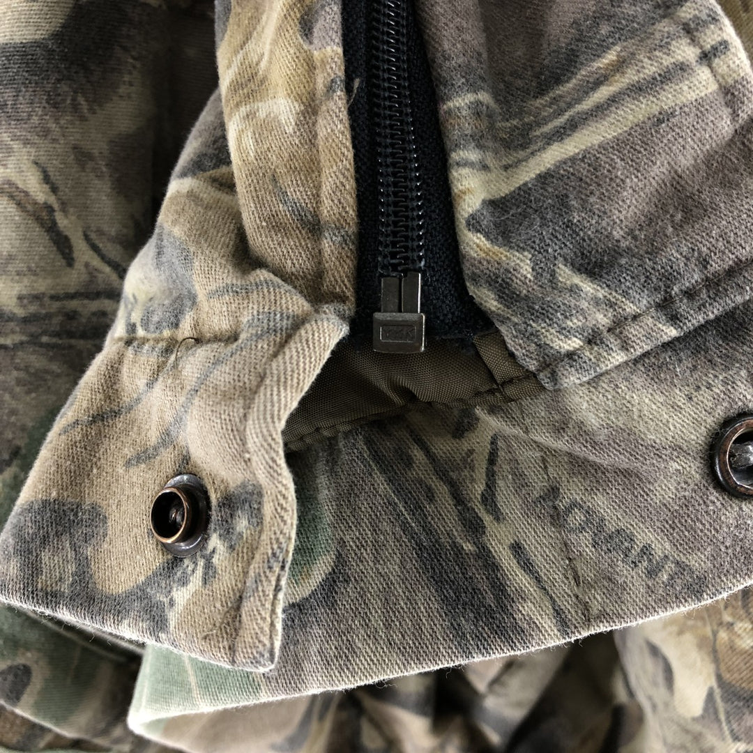 90'S WALLS Camouflage Pattern Real Tree Camo Padded Jacket Puffer Jacket Made in USA Men's L Size Vintage /eaa498595