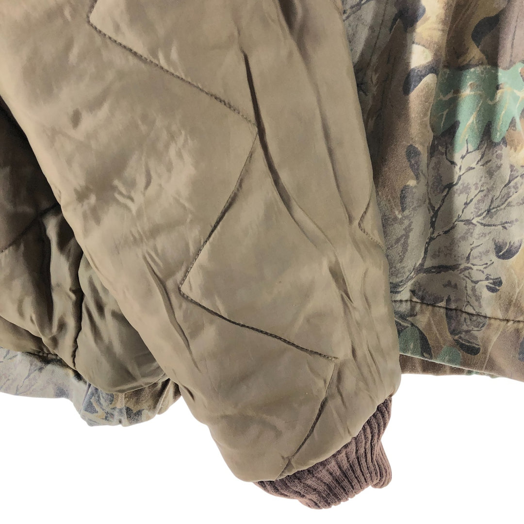 90'S WALLS Camouflage Pattern Real Tree Camo Padded Jacket Puffer Jacket Made in USA Men's L Size Vintage /eaa498595