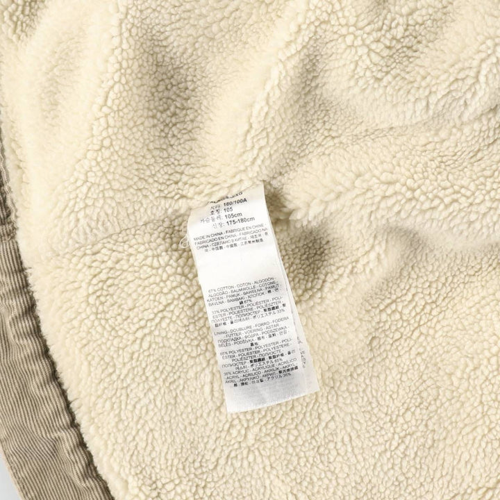 Levi's Corduroy Boa Jacket, Men's Size XL cotton beige type brown Vintage Second Hand