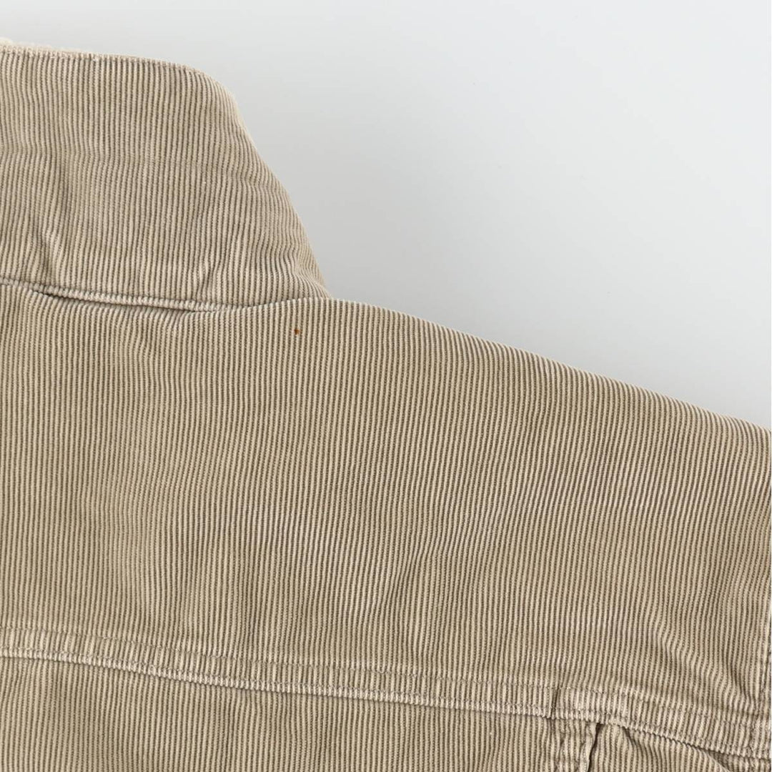Levi's Corduroy Boa Jacket, Men's Size XL cotton beige type brown Vintage Second Hand