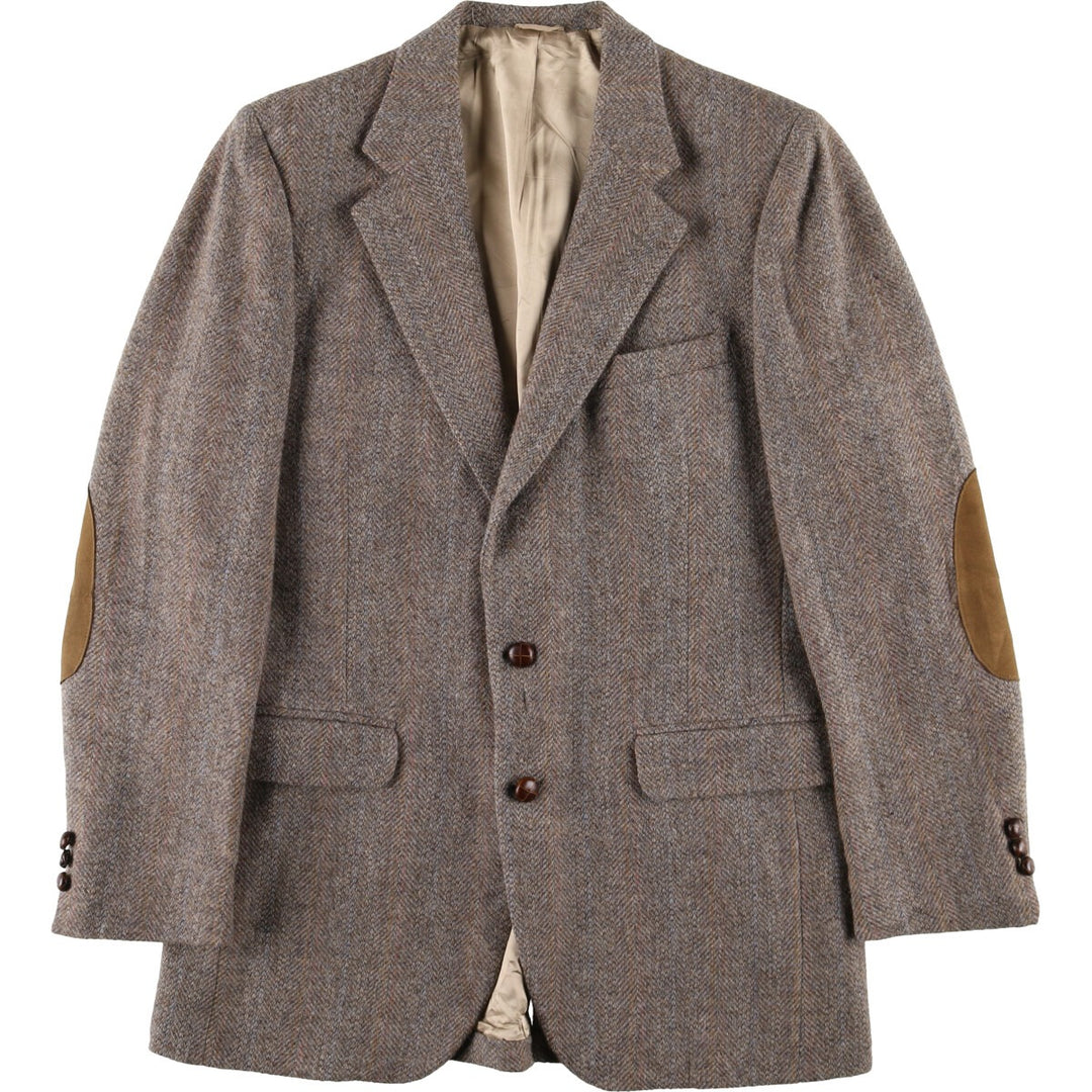 Stafford Hampshire Herringbone Wool Tailored Jacket Men's Size L /eaa498598