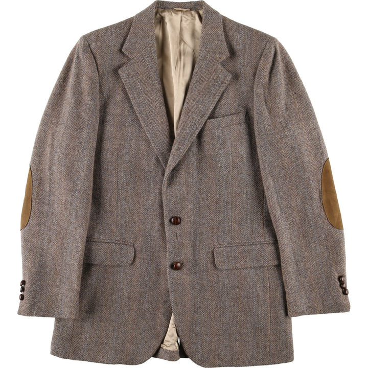 Stafford Hampshire Herringbone Wool Tailored Jacket Men's Size L /eaa498598