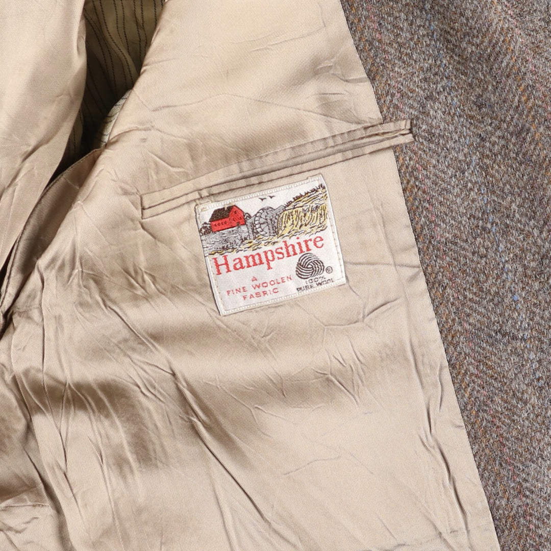 Stafford Hampshire Herringbone Wool Tailored Jacket Men's Size L /eaa498598