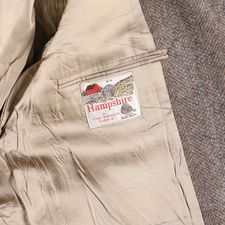 Stafford Hampshire Herringbone Wool Tailored Jacket Men's Size L /eaa498598