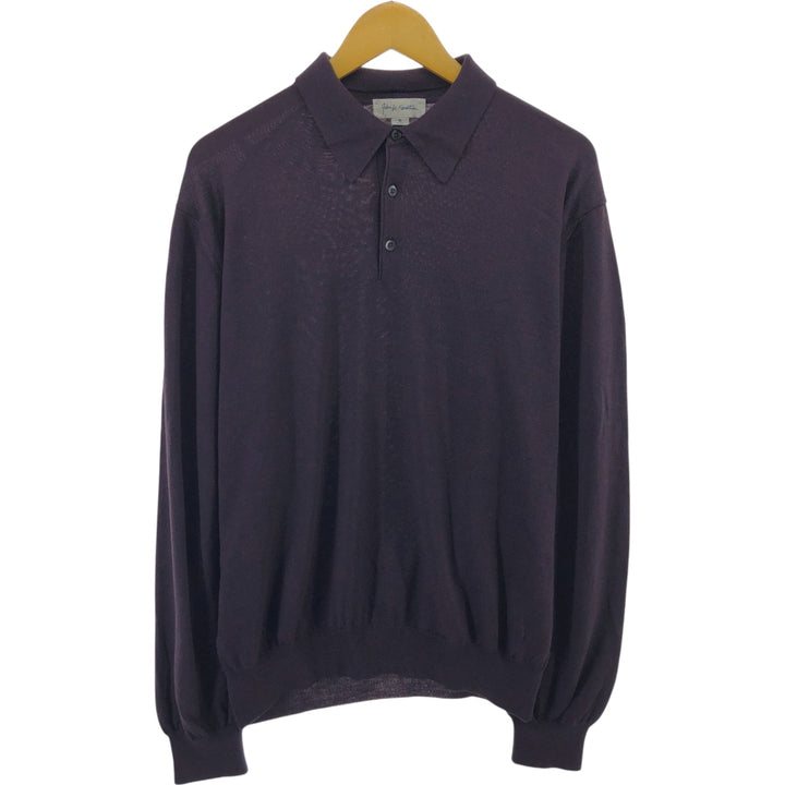 John W. Nordstrom Polo Knit Sweater Made in Italy Men's XL Size Vintage /eaa498645