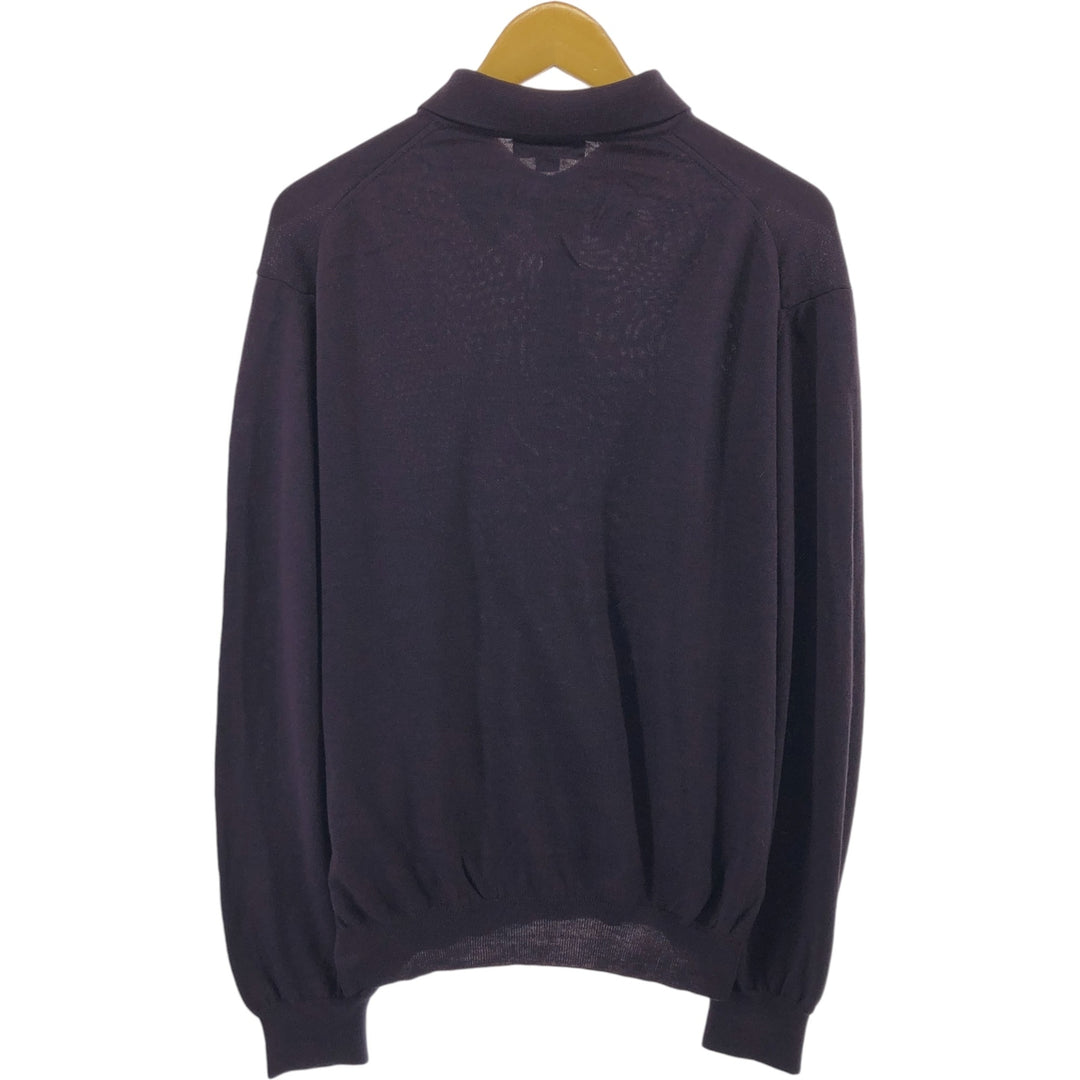 John W. Nordstrom Polo Knit Sweater Made in Italy Men's XL Size Vintage /eaa498645