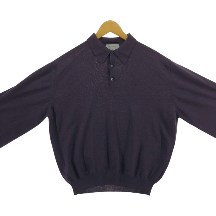 John W. Nordstrom Polo Knit Sweater Made in Italy Men's XL Size Vintage /eaa498645