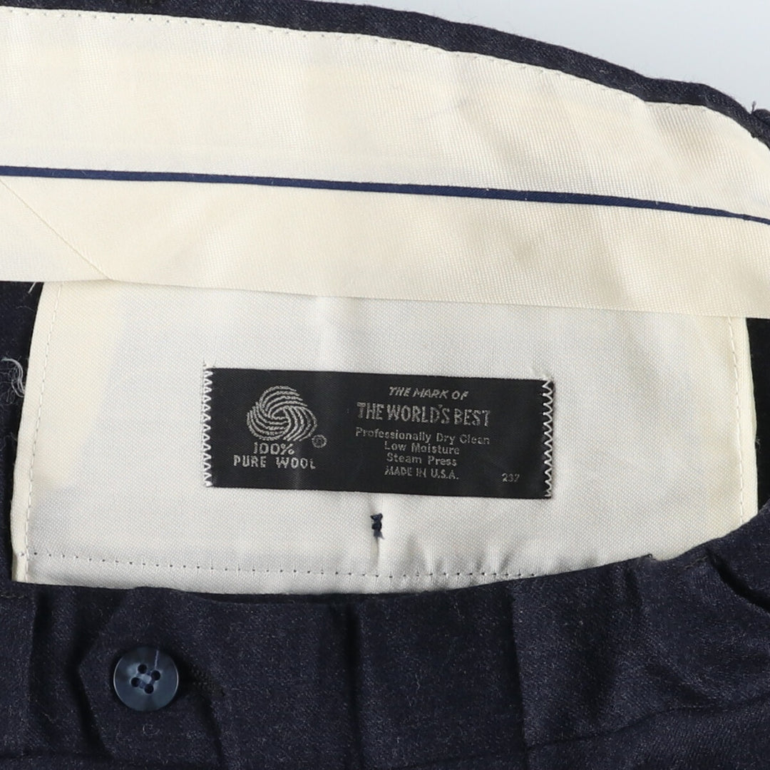 Wool pants slacks made in USA men's w35 equivalent vintage /eaa498650