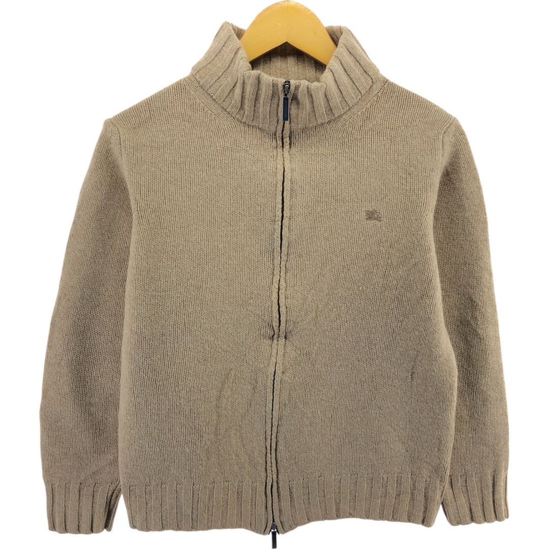 Burberry's BURBERRY LONDON wool knit full zip sweater made in Spain women's size S /eaa498670