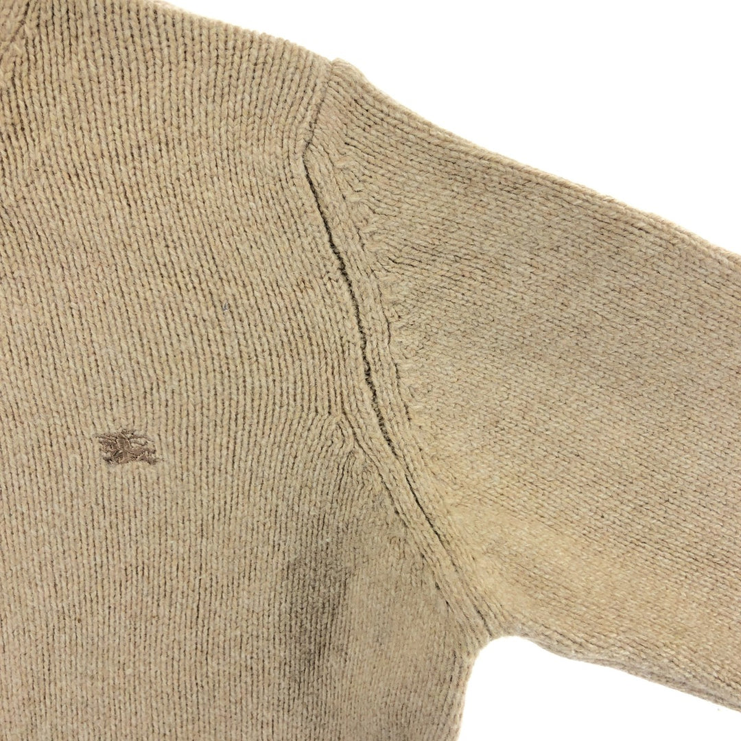 Burberry's BURBERRY LONDON wool knit full zip sweater made in Spain women's size S /eaa498670