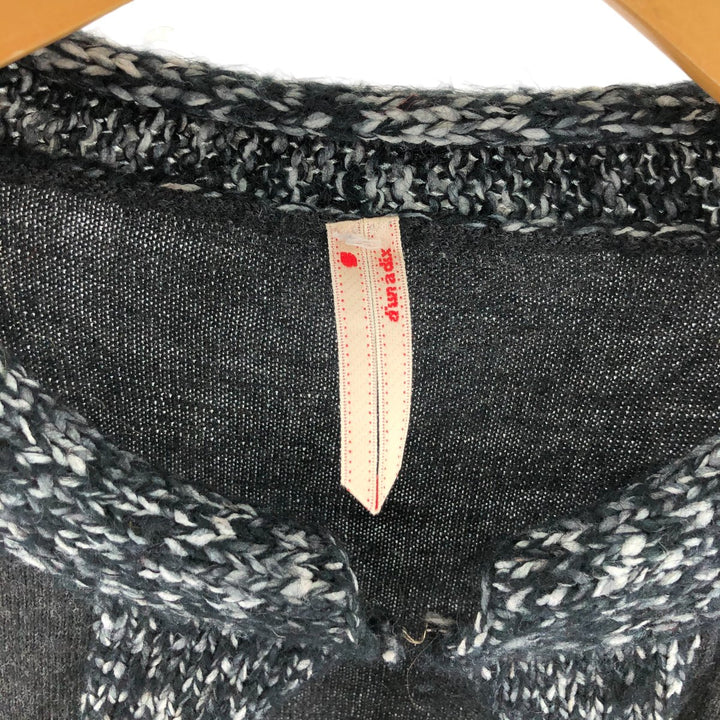 dun a dix Mohair blend wool knit cardigan, women's size S /eaa498679