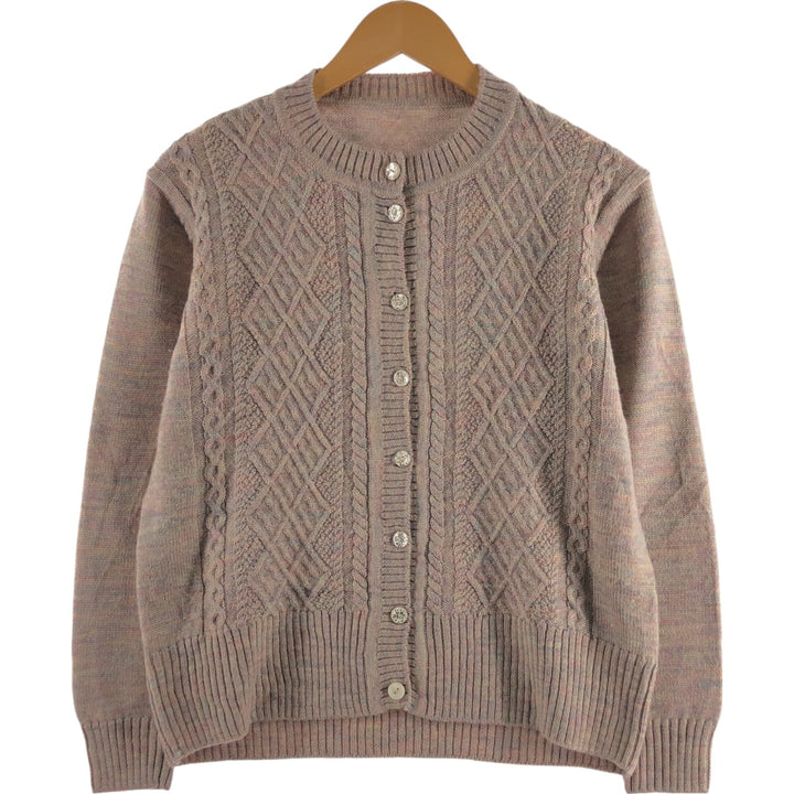 Wool knit cardigan, women's size M /eaa498680