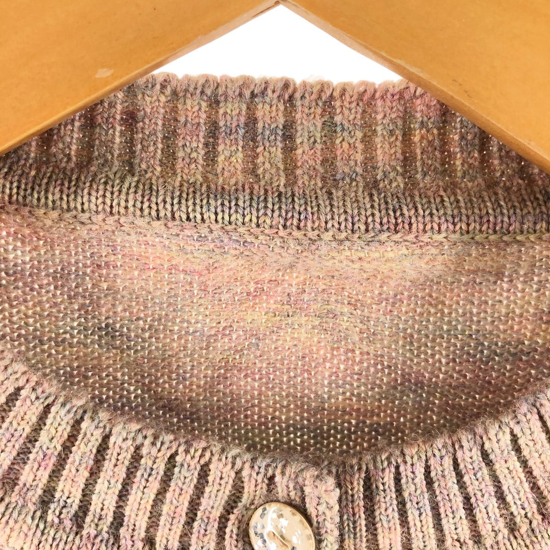 Wool knit cardigan, women's size M /eaa498680