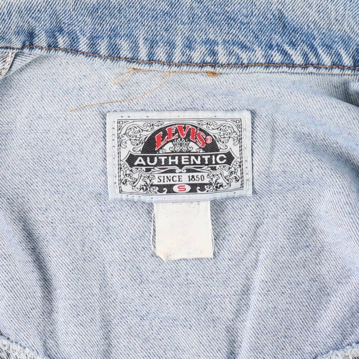 90'S Levi's AUTHENTIC denim jacket, denim jacket, women's size S, vintage / eaa498706