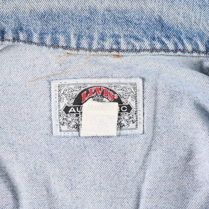 90'S Levi's AUTHENTIC denim jacket, denim jacket, women's size S, vintage / eaa498706