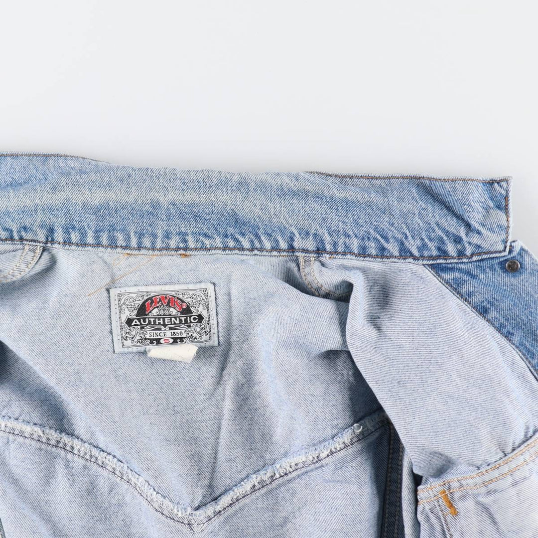 90'S Levi's AUTHENTIC denim jacket, denim jacket, women's size S, vintage / eaa498706